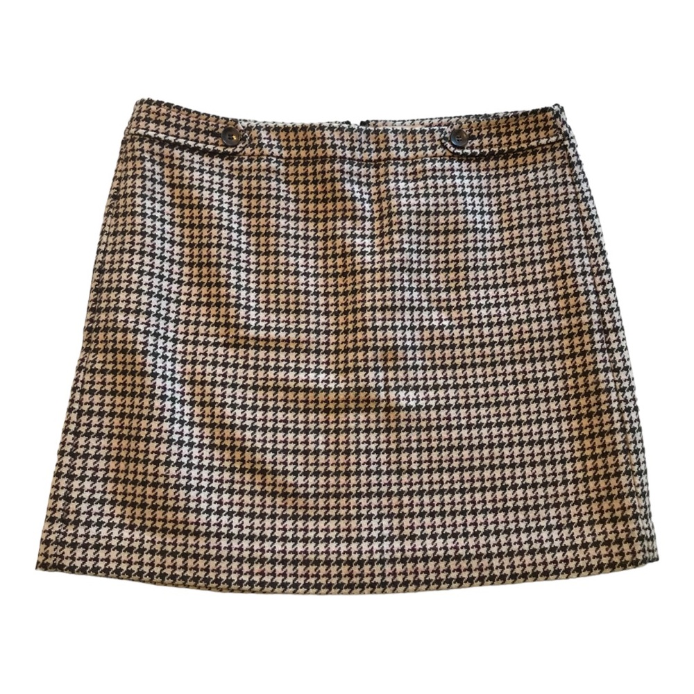 LOFT NWT Houndstooth Mini Skirt